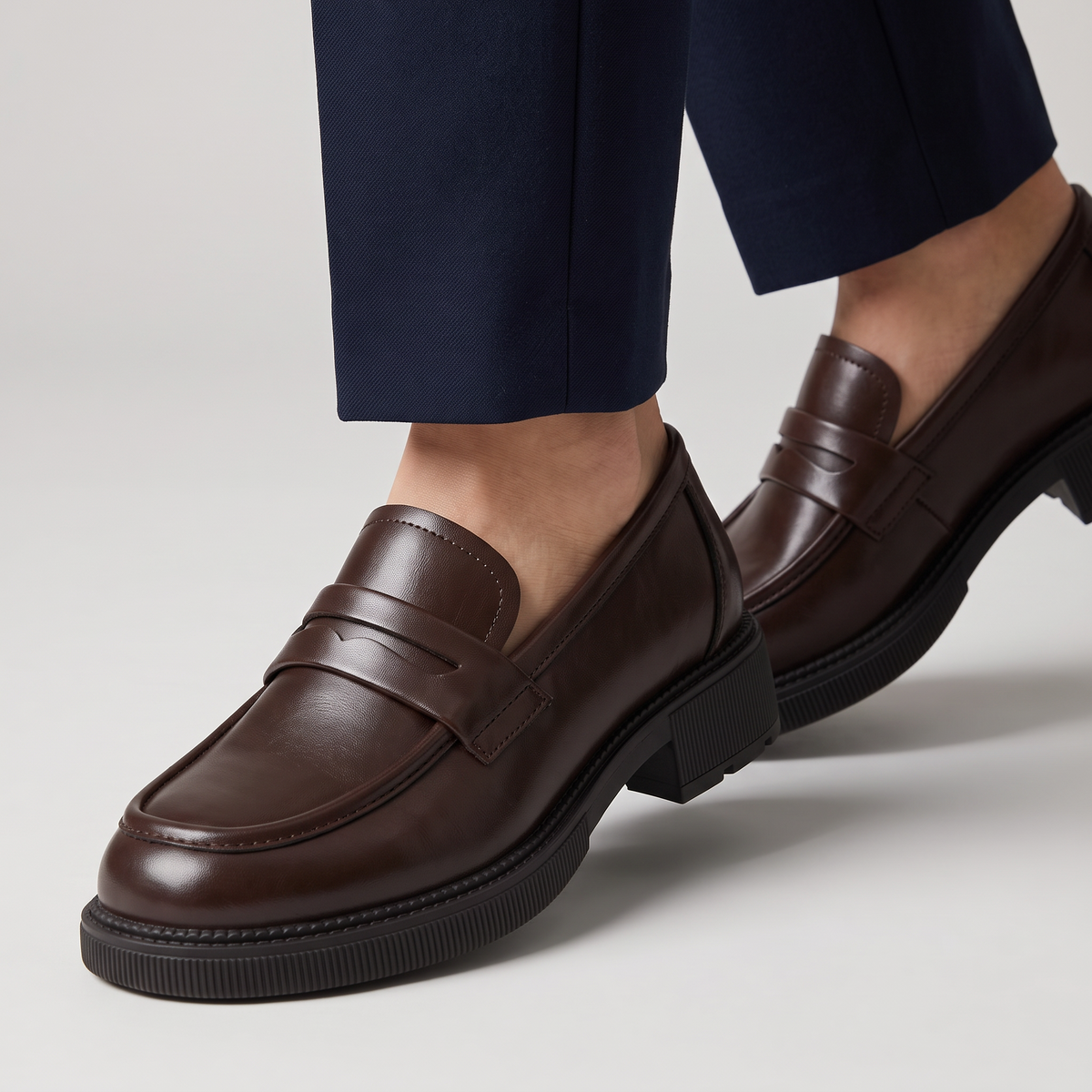 Mocassin Femme en Cuir à Semelle Souple