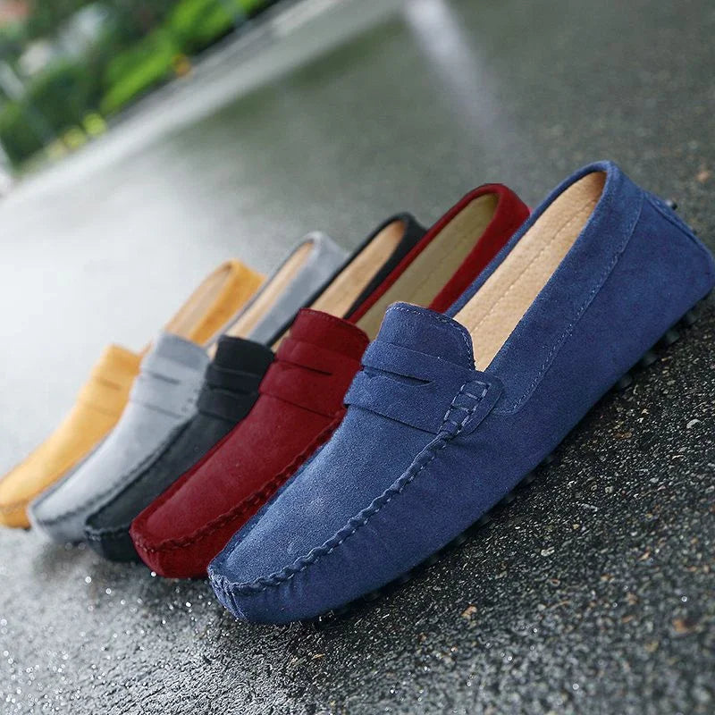 Mocassin Daim Camel Homme Chic