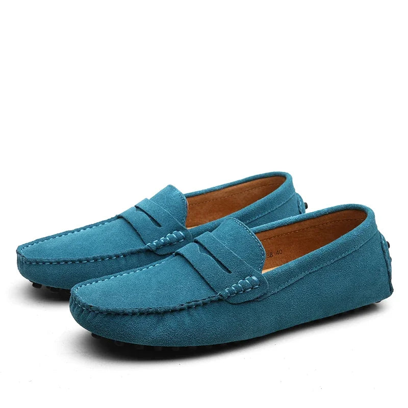 Mocassin Daim Camel Homme Chic