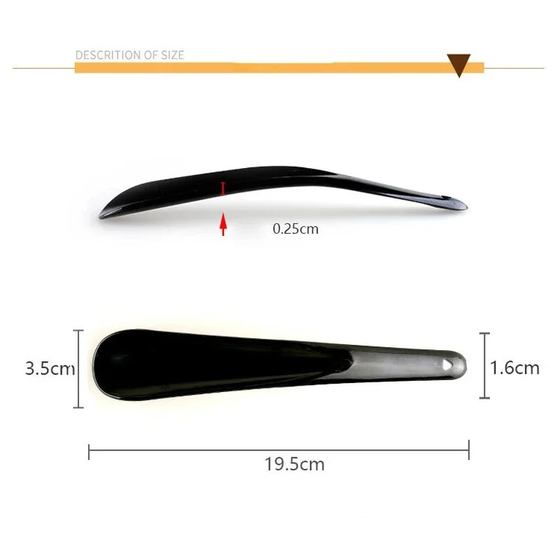 Chausse-pied Ergonomique En Plastique Durable Confortable Et Protège Talon